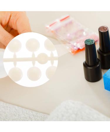 Lurrose Nail Display Board Sheer Nail Polish Clear Fingernail Polish Transparent Nail Polish Nail Color Display Nail Polish Board Nail Tip Color Plate Nail Color Board Manicure Color Board White - Buy Online on GoSupps.com