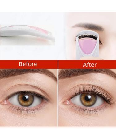 luxurious Electric Eyelash Curler Lasting and Portable Shaping Curling Eyelash Clip Purple - Buy Online on GoSupps.com