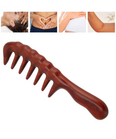 Verdant Touch Sandalwood Massage Combs - Wide Tooth Wooden Hair Comb for Scalp Massage | International Shipping Available - Buy Online on GoSupps.com