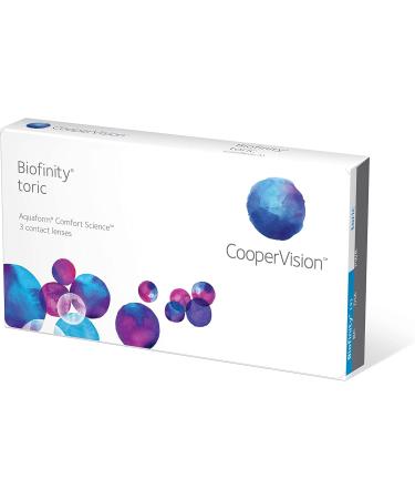 Buy Biofinity Toric Monthly Soft Lenses - 3 Pack | BC 8.70 mm DIA 14.5 -0.75 CYL -2.00 D | International Shipping - Buy Online on GoSupps.com