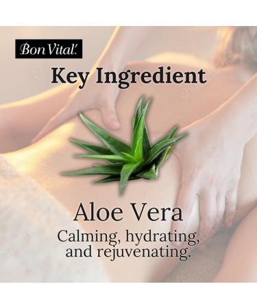 Bon Vital Original Massage Creme - Versatile Massage Foundation for Sore Muscles & Dry Skin Repair - 1 Gallon Jar - International Shipping Available - Buy Online on GoSupps.com
