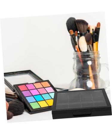 OHPHCALL 1pc 12 Empty Eye Shadow Pallet Empty Eye Shadow Case Makeup Palettes Loose Powder Organizer Black - Buy Online on GoSupps.com