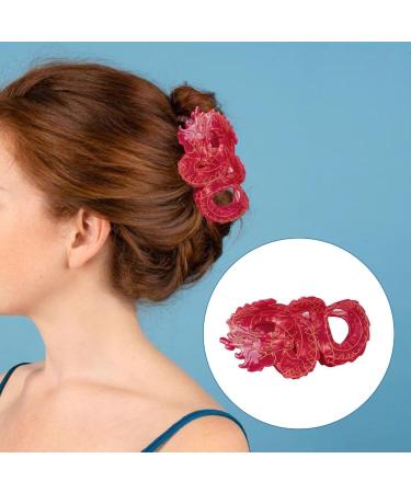 AJTUTUS Delicate Chinese Loong Hair Claw for Woman Girl Skincare Makeup Hair Clip for Thin Hair Nonslip Delicate Hair Clip - Buy Online on GoSupps.com