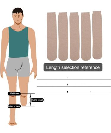 Buy Stump Socks | Soft & Stretchy Prosthetic Socks (5 Pack XL) for Ultimate Protection - International Shipping Available - Buy Online on GoSupps.com