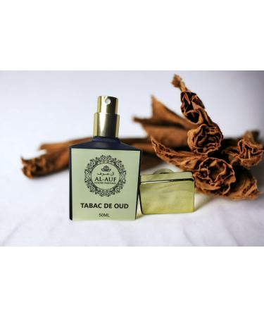 Tabac de Oud Tobacco 50-ML Eau de Parfum 1.7 Floz Long Lasting Premium Rich Luxury Perfume Unisex Frangrance Spray By Al-Auf