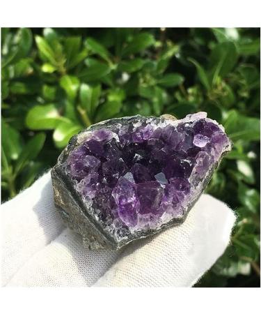 for 1PC Natural Amethyst Cluster Quartz Raw CrystalsStone Decoration Ornament Purple Feng Shui Ore Raw Stones and Minerals Natural Luster 60-80g - Buy Online on GoSupps.com