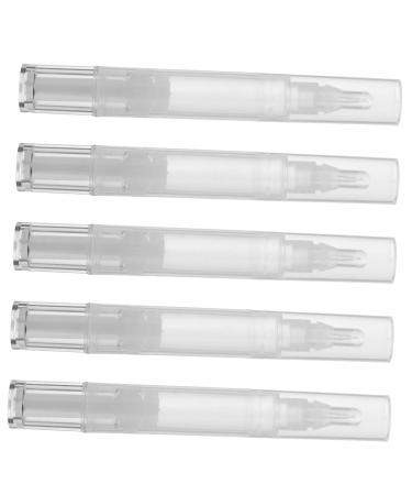 FOMIYES 5 Pi ces Tubes Vides de Gloss L vres de Flacons de Gloss L vres pour Voyages Contenants Couleurs Assorties Couleur Al atoire