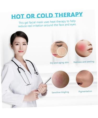 Mobestech Ice Beauty Hot Cold Facial Full Ice Pad Sleeping Reusable Ice Gel Pad Hot Cold Masking Facial Pad Gel Eye Masking Full Gel Ice Pad Cosmetic Cool Miss PVC - Buy Online on GoSupps.com
