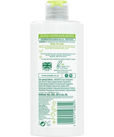 Simple Set of 6 Kind To Skin Purifying Cleansing Lotion 200 ml 1 Unit - Buy Online on GoSupps.com