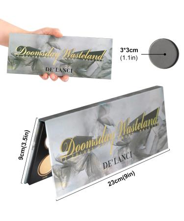 DE LANCI 12 Color Neutral Brown Grey Eyeshadow Palette | Matte & Shimmer | Long-Lasting & Waterproof | Talc-Free for Sensitive Skin - Buy Online on GoSupps.com