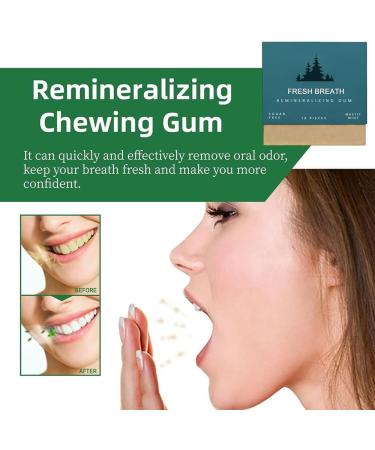 Underbrush Remineralizing Gum Underbrush Mastic Mint Remineralizing Chewing Gum Hydroxyapatite All Natural Mint Remineralizing Gum Keeps Mouth Fresh Clean and Healthy (1pcs-a) - Buy Online on GoSupps.com