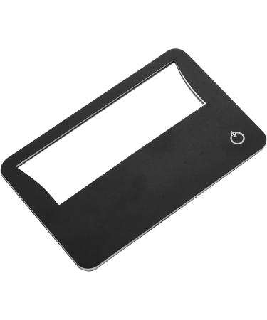 Lrtzizy Credit Card Size Lighted 3X Magnifier Bundle Includes 2 Magnifiers Each Magnifier for Reading Has 3X Lens Use As 3X Magnifying Glass with Light or As Reading Magnifier for Menus black - Buy Online on GoSupps.com