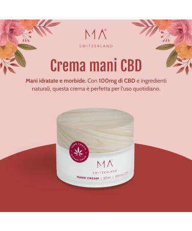 MA Switzerland CBD Moisturizing and Toning Body Cream for Men and Women Enriched with 200mg Cannabidiol (CBD) Ideal for Dry Skin 100ml - Buy Online on GoSupps.com