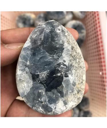 Natural Crystal Rough Home Decor Natural Celestite geode Quartz Cluster Specimen Blue Spar Hole Geode Gemstone Soothing Crystal Household Natural Stones (Size : 1250-1500g) - Buy Online on GoSupps.com
