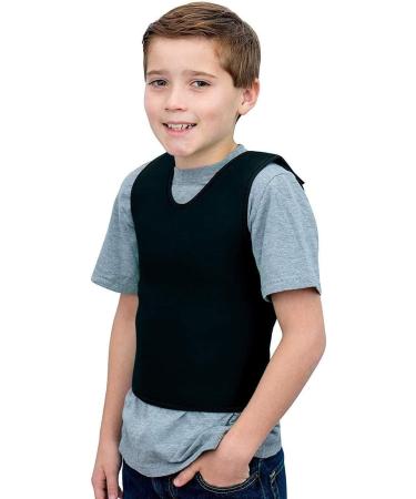 Sensory Compression Vest for Autism & Hyperactivity - Form-Fitting Breathable Design (Black Small) - Buy Online on GoSupps.com