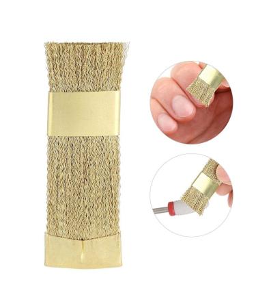 Premium Nail Art Copper Wire Brush - Cleaning Brush for Manicure | Gold Copper Wire Accessories for Perfect Nails - Buy Online on GoSupps.com