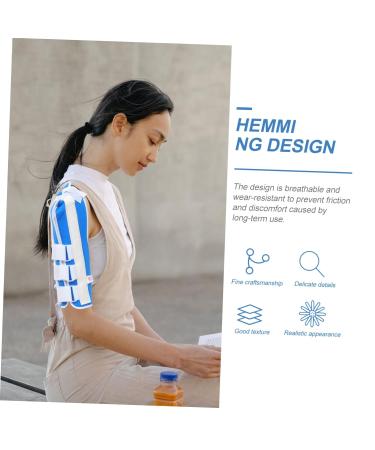 1pc Humerus Fixation Strap - Broken Arm Sling & Humeral Brace for Shoulder Joint Support | Medical Steel Plate - 34x15x2cm Blue - Buy Online on GoSupps.com