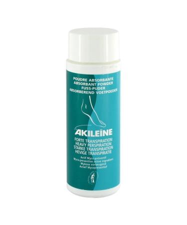 Akile ne Akileine Green Foot and Shoe Powder 75g Instant Dry Action Deodorant Refreshing with Lavender Infusion 75g