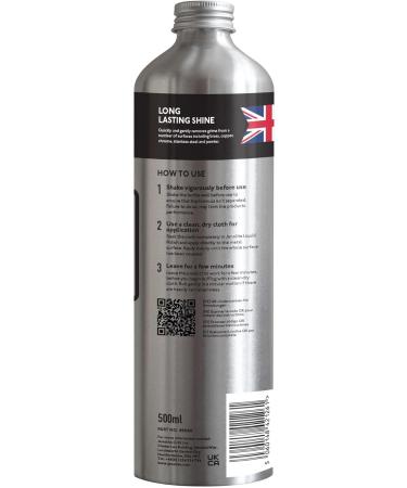 JENOLITE Liquid Metal Polish - 500ml Multi-Purpose Polish for Brass Copper Chrome Stainless Steel & Pewter | International Shipping Available - Buy Online on GoSupps.com