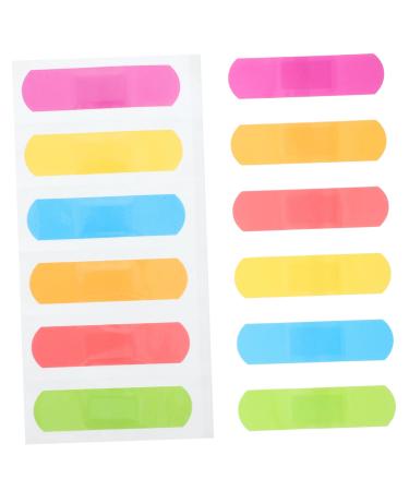 Toddmomy 60pcs Colorful Cartoon Injured Caring Lovely Lovely Patches for Wounds Stickers for Small Picture 1 17.60X8.00X0.10CM