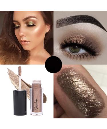 Glitter EyeShadow Liquid Waterproof Liquid Eye Shadow Shimmer Long Lasting Eyeshadow - Buy Online on GoSupps.com