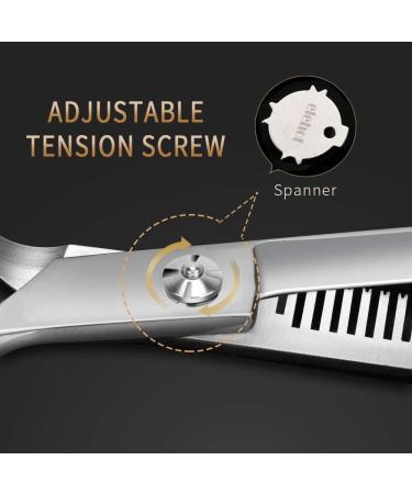 Professional Hair Scissors Set Stainless Steel Cutting & Thinning Scissors for Men Women & Pets | 6CR Hairdressing Tools for Salon & Home Use - Buy Online on GoSupps.com