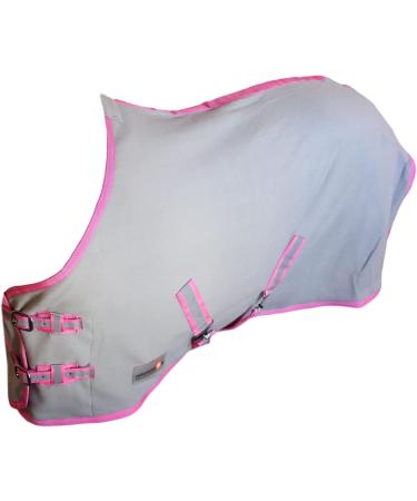 Buy RL24 Sweat Rug BASICLINE - Breathable Light Grey Fleece Transport Blanket for Horses 115cm | International Shipping Available - Buy Online on GoSupps.com