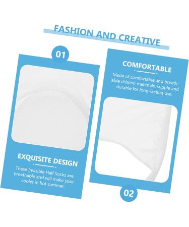 15 Pairs Women's Half Socks - Sweat Absorbing Washable & Breathable Forefoot Socks for Comfort - Buy Online on GoSupps.com