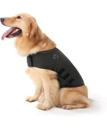 Mint Dog Anxiety Relief Coat Lightweight Wrap Anxiety Jacket Shirt for Anxious Pets Keep Calming Comfort (Grey L) Grey L - Buy Online on GoSupps.com