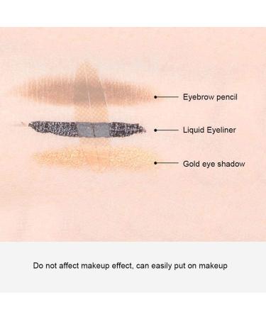 70 Pairs Invisible Double Eyelid Tape Adhesive Eyelid Sticker Makeup Tool (Half Round Shape) Waterproof Sticky Lasting Eyelid Sticker - Buy Online on GoSupps.com