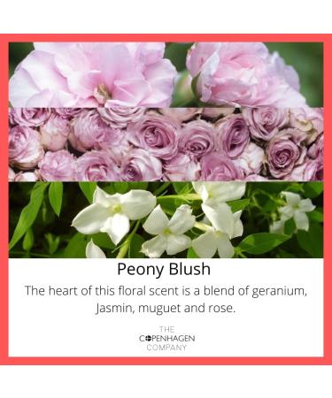 Luxury Scented Candle Gift for Women | 35-Hour Burn Time | Natural Wax Blend | Hotel Collection | Peony Blush by The Copenhagen Company - Buy Online on GoSupps.com