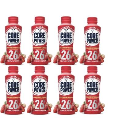 Core Power' 26 Gram Protein Shakes Strawberry Banana 8 Pack 14 oz bottles