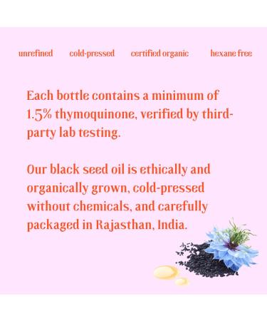 Premium Black Seed Oil Organic Cold Pressed Hexane Free Vegan | Supports Healthy Skin & Hair - Buy Online on GoSupps.com