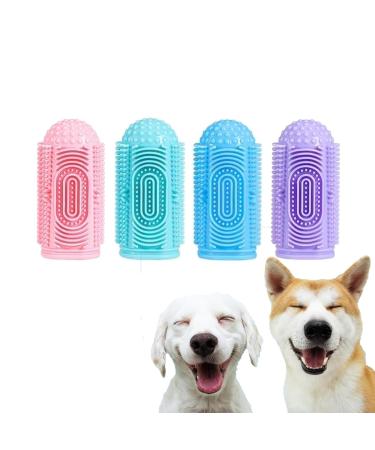 4 PCS Cat Toothbrush Dog Toothbrush Puppy Toothbrush Dog Teeth Cleaning Finger Toothbrush for Dogs Dog Toothbrush Finger Cat Finger Toothbrush Finger Toothbrush Dog