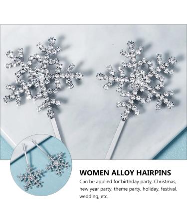 Beaupretty 3 Pairs Side Rhinestone Barrette Simple and Versatile Women's Alloy Clip - Buy Online on GoSupps.com