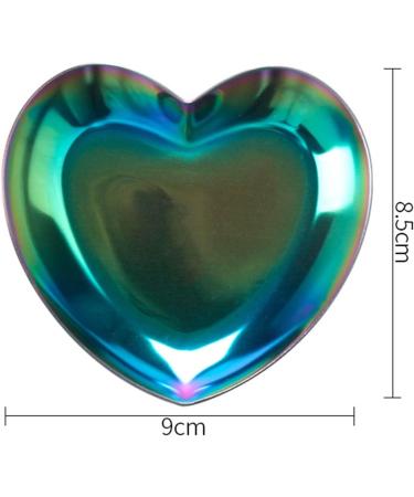 Bodhi2000 Stainless Steel Heart Shape Nail Art Plate - Nail Polish Palette & Manicure Tool | International Shipping - Buy Online on GoSupps.com
