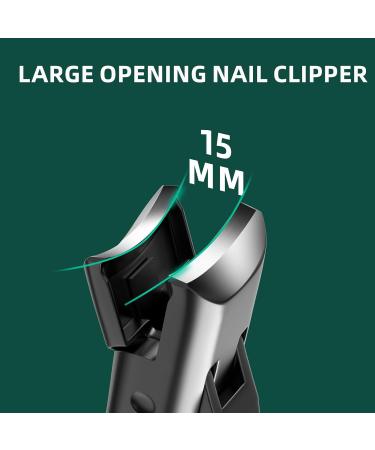 Buy VANWIN German Nail Clippers for Thick Nails - Heavy Duty Toenail Clippers for Seniors with Wide Jaw and Safety Lock - No Splash Fingernail Clipper for Women - International Shipping - Buy Online on GoSupps.com