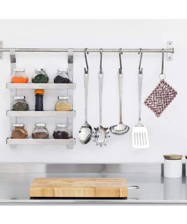 Pokhdye Cast Iron Skillet Cleaner 316 Steel Upgraded Chainmail Scrubber Set Silicone Insert with Bamboo Fiber Cloth for Castiron Pan Griddle Baking Pan - Buy Online on GoSupps.com