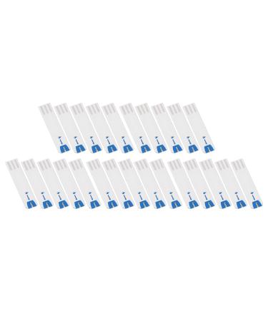 Diabetic Test Strips Quick Results Glucometer Handy Strips 25 Pieces PET Accurate for Glucose Self Tests Blood Glucose Test Strips for Diabetes Use with Blood Sugar Monitor