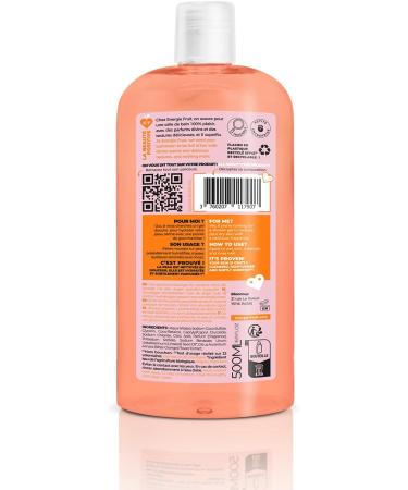 ENERGIE FRUIT pH Neutral Shower Gel Orange Blossom & Organic Linseed Oil Vegan 500 ml - Buy Online on GoSupps.com
