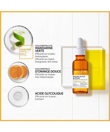 Decl or Mandarine Verte Bi-Phase Night Peeling 30 ml - Buy Online on GoSupps.com