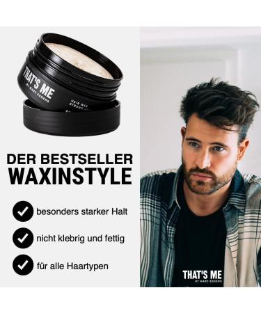 That's Me Men s Hair Wax - 100ml | Strong Hold with Almond Oil | All Hair Types | Professional Quality by Marc Eggers - Buy Online on GoSupps.com