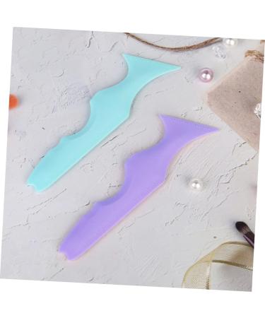 Outanaya Blue Eyeliner Pencil 3pcs Silicone Beauty Ruler Eyeliner Stencils Purple Eyeliner Pencils Vintage Hair Comb The Face - Buy Online on GoSupps.com