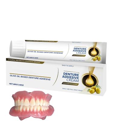 Denture Adhesive Adhesive For False Teeth 68 Grams Strong Adhesive Paste for Maintenance of Dentures Upper and Lower - Buy Online on GoSupps.com
