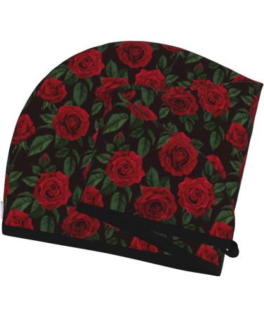 Ultra Plush Microfiber Hair Towel Wrap for Women | Ultra Absorbent Drying Cap for Curly Long & Thick Hair - Rose - Buy Online on GoSupps.com
