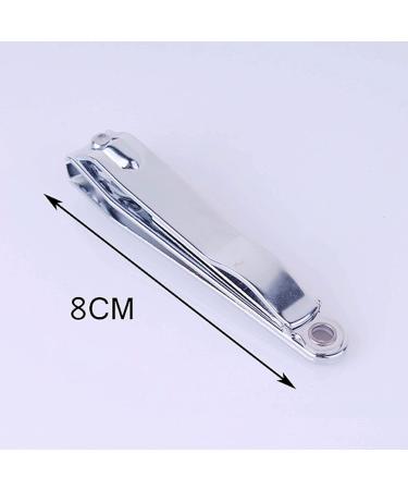 SVAASA Nail Clippers 8CM Professional Stainless Steel Nail Clipper Travel Fingernail Cutting Trimmer Toenail Scissors Nippers Plier Pedicure Tool - Buy Online on GoSupps.com