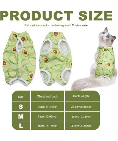 Cat Recovery Suit Cat Professional Recovery Suit Cat Suit Post Surgery Medical Care Cone Collar Alternatives Anti Licking Wound Cat Vest Bodysuit for Male Female Cats Kitten (Green M) M Green - Buy Online on GoSupps.com
