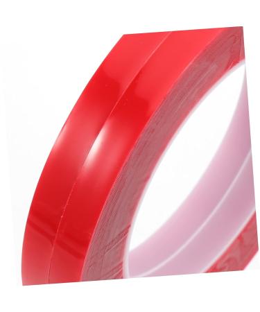 NUOBESTY 6 Rolls Transparent Double-sided Tape Double Stick Tape Wall Sticky Tape Poster Adhesive Nail Display Board Tape Hanging Nail Piece Display Bar No Substrate Acrylic Red - Buy Online on GoSupps.com