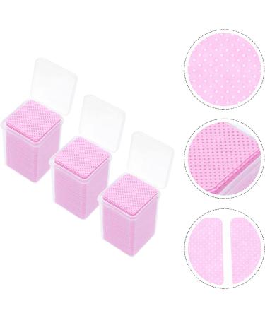 Beaupretty 600pcs Glue Cleaning Pads - Cotton Fabric Wipes for Eyelash Extensions Makeup Removal & Manicure - Pink | International Shipping Available - Buy Online on GoSupps.com