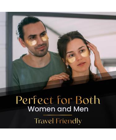 RBW 24k Gold Under Eye Patches - Reduce Dark Circles Puffiness & Wrinkles - Hydrating Hyaluronate Eye Masks - 20 Pairs for Rejuvenating Treatment for Men & Women - Buy Online on GoSupps.com